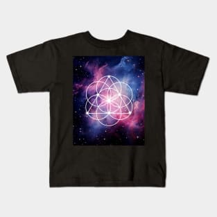 Sacred Geometry: Seed of Life Kids T-Shirt